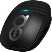 Equestic SaddleClip Sensor de Entrenamiento para Caballos Negro con metal cepillado