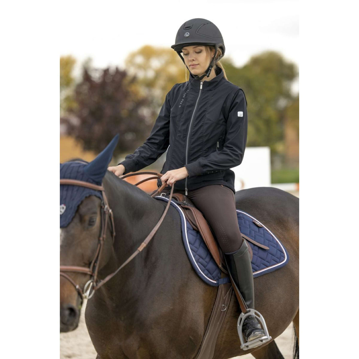 EQUITHÈME Chaqueta Pro Series Daylair Adultos Negro
