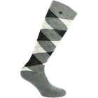 EQUITHÈME Calcetines de Equitación Argyle Gris/Ecru