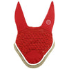 EQUITHÈME Bonete para Orejas Polyfun Rojo/Taupe