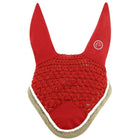 EQUITHÈME Bonete para Orejas Polyfun Rojo/Taupe