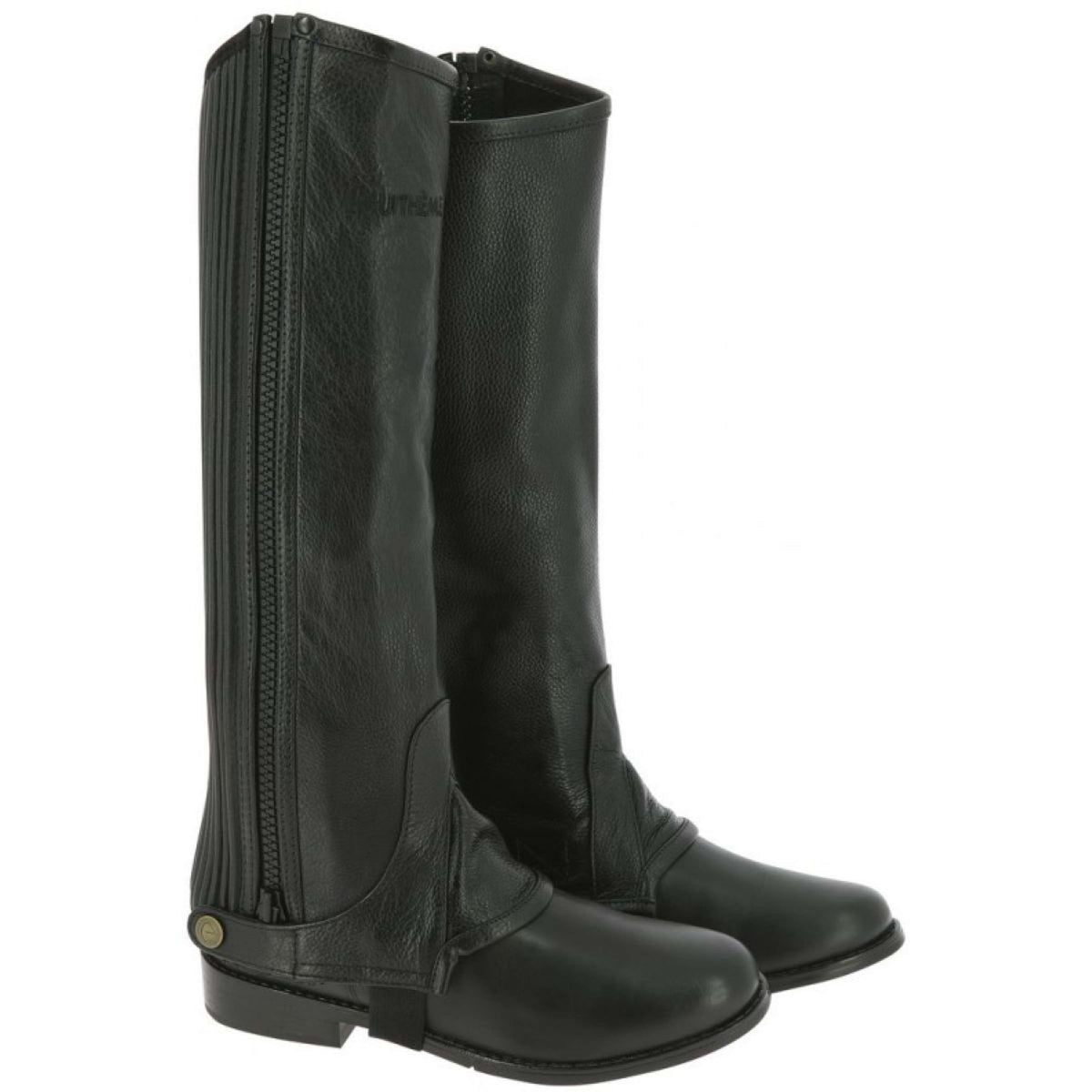 EQUITHÈME Chaps Cuero Negro