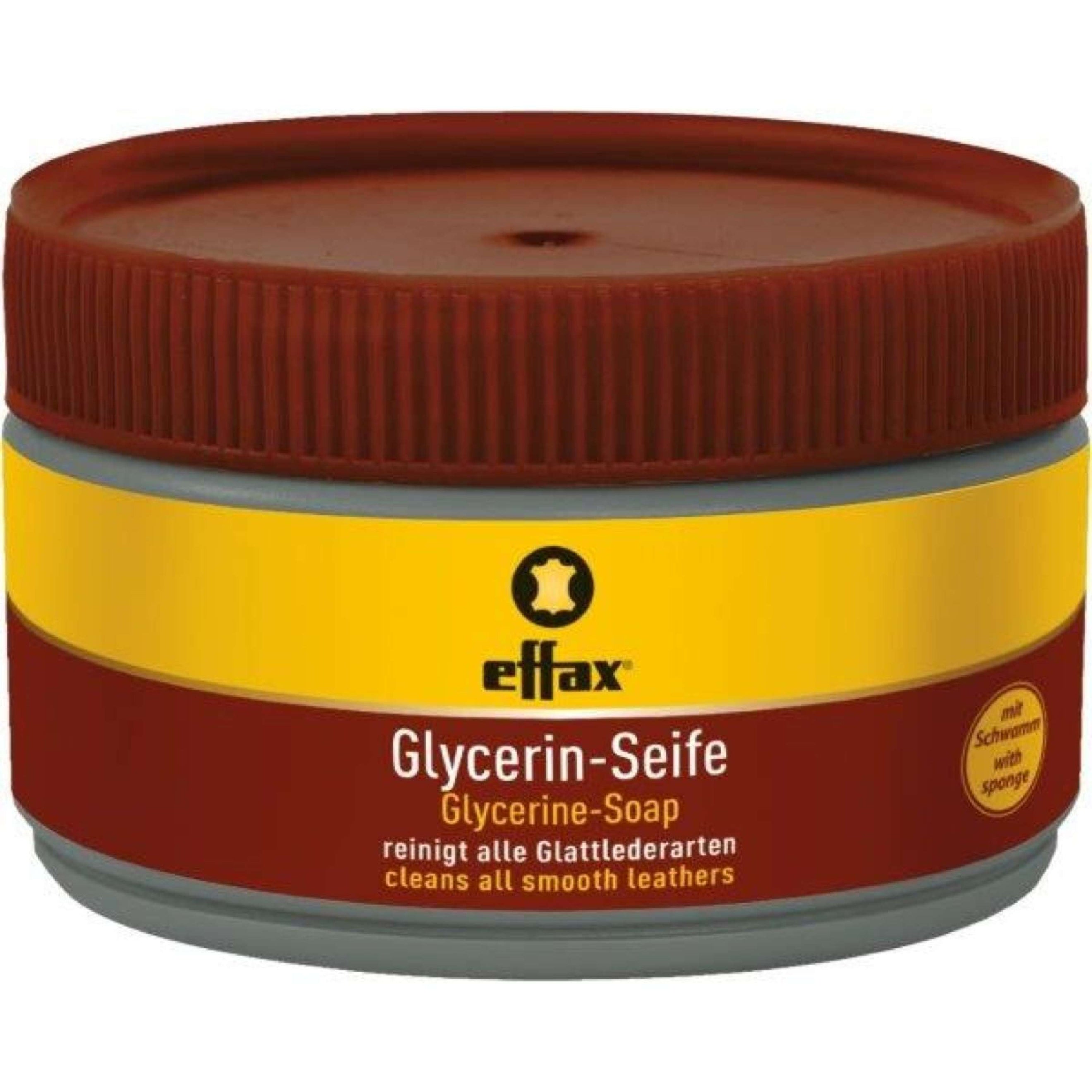 Effax Jabón para Cuero Glycerine con Esponja