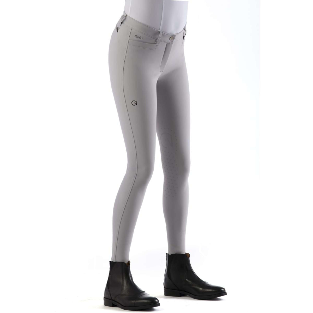 Ego7 Pantalón de Equitación Jumping EJ Gris Hielo