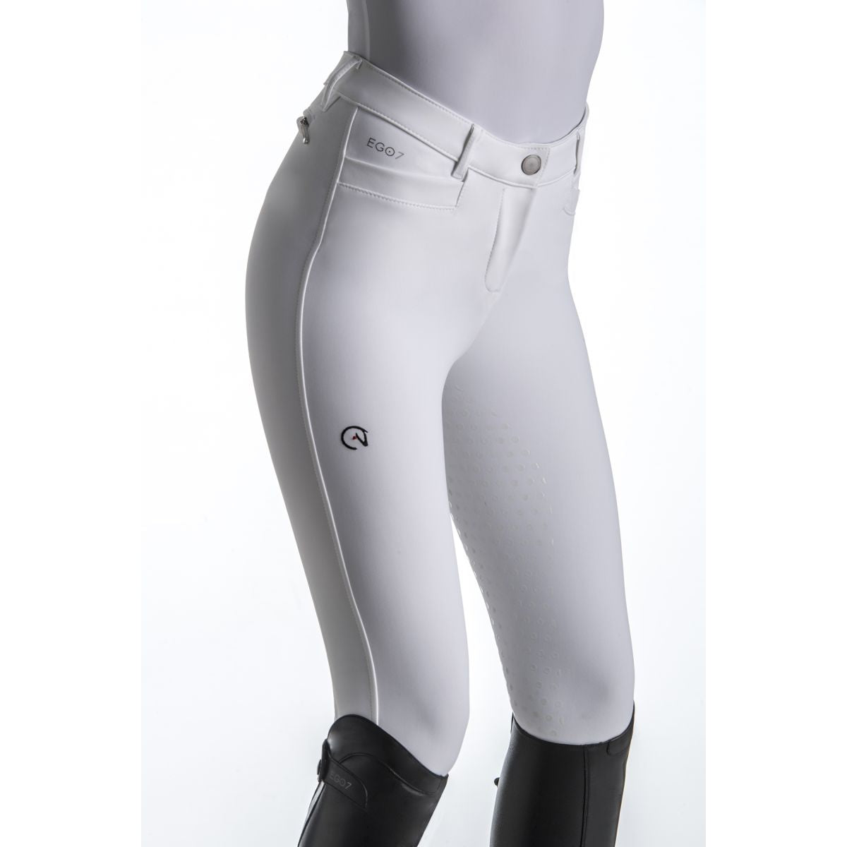 Ego7 Pantalón de Equitación Dressage FG Blanco