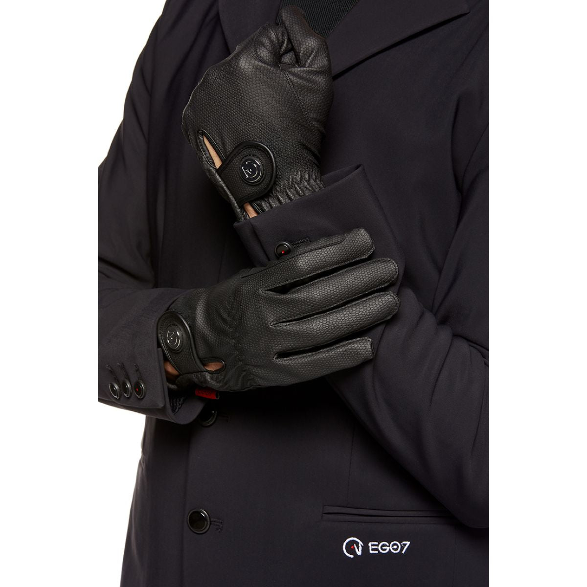 Ego7 Guantes de Equitación Action Negro
