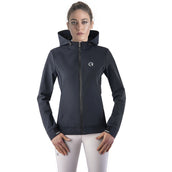 Ego7 Sudadera con capucha y cremallera Marino