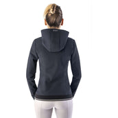 Ego7 Sudadera con capucha y cremallera Marino