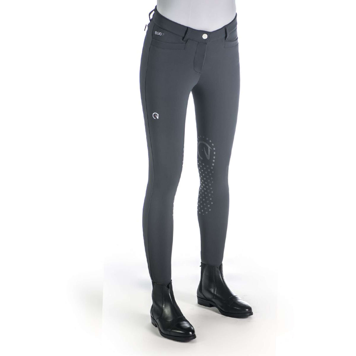 Ego7 Pantalón de Equitación Jumping EJ Verde Gris