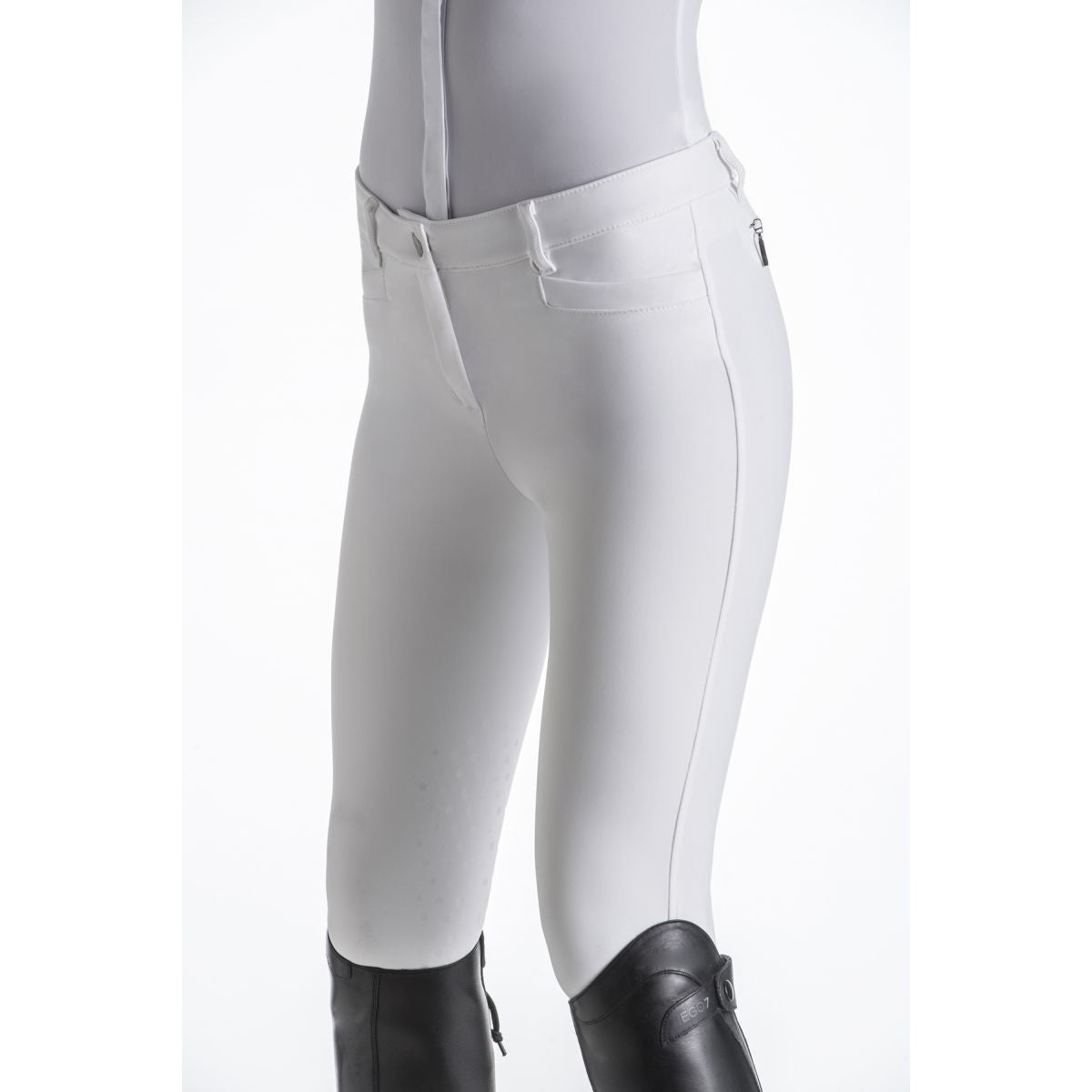 Ego7 Pantalón de Equitación Jumping EJ Blanco