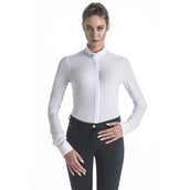 Ego7 Camiseta de Competición Polo Mangas Largas Blanco
