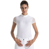 Ego7 Camiseta de Competición Rita Mangas Cortas Blanco