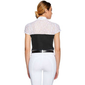 Ego7 Camiseta de Competición Florentine Mangas Cortas Negro/Blanco
