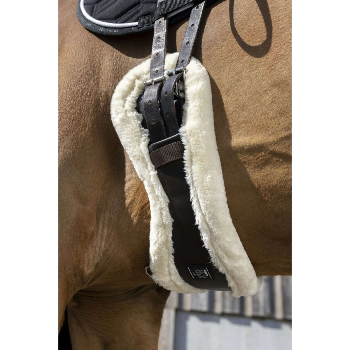 Norton Cincha Corta XTR Mouton Synthétique Havana/Crème