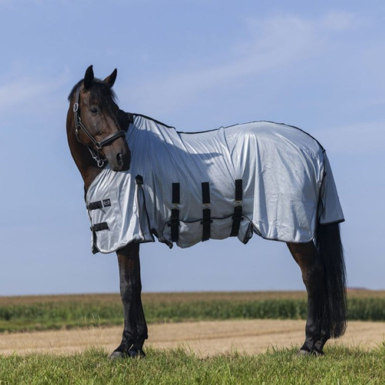 Riding World Manta Antimoscas Belly Mesh Gris