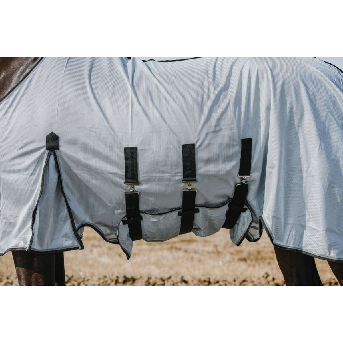 Riding World Manta Antimoscas Belly Mesh Gris