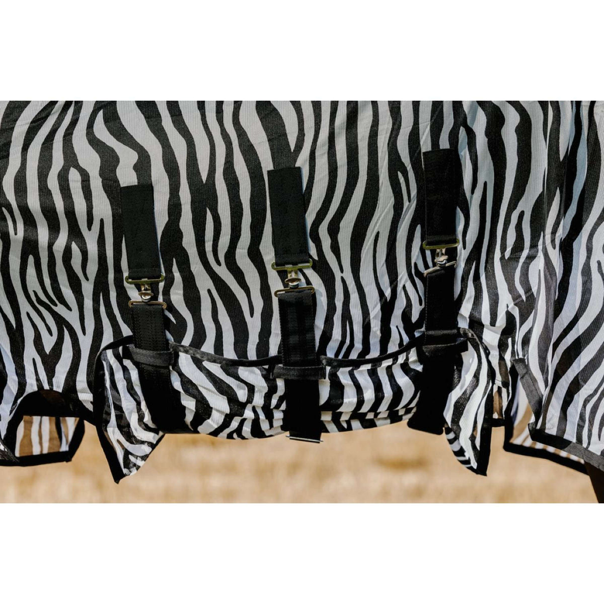 Riding World Manta Antimoscas Belly Mesh Zebra