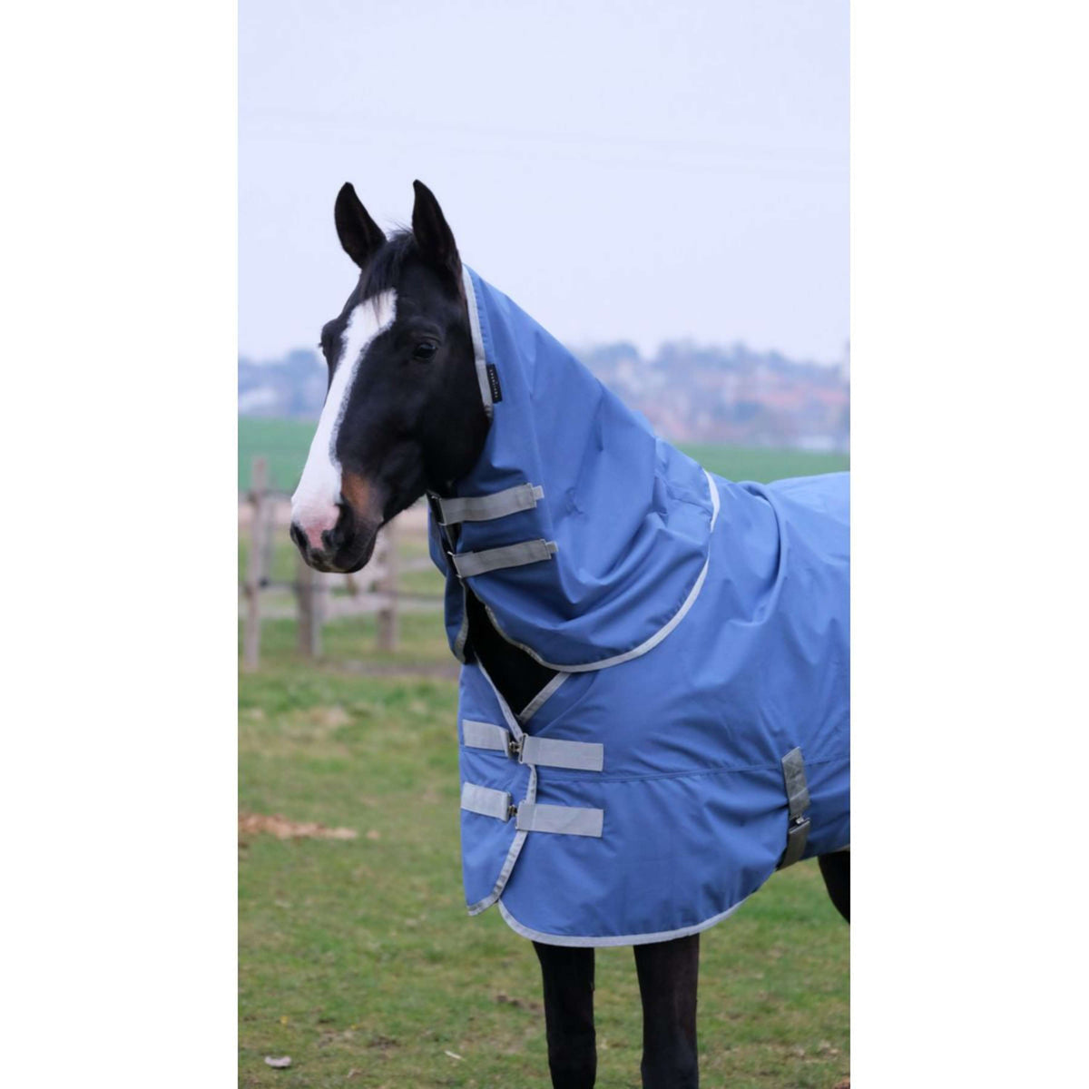 EQUITHÈME Cubrecuellos 600D 0g Azul