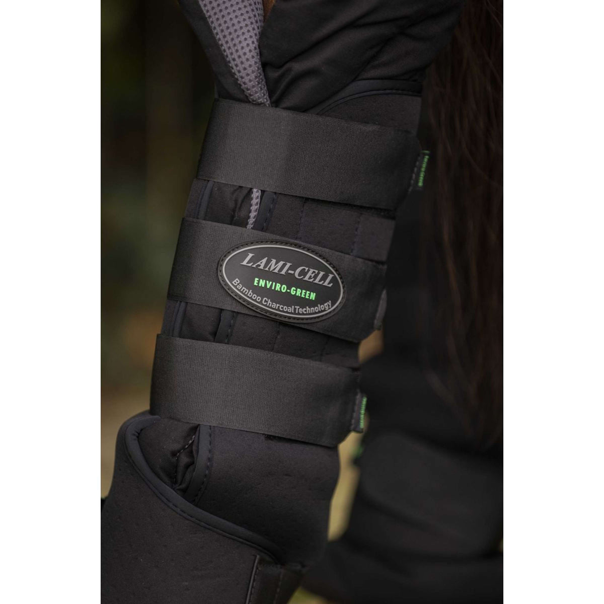 Lami-Cell Protector de establo Bamboo Negro