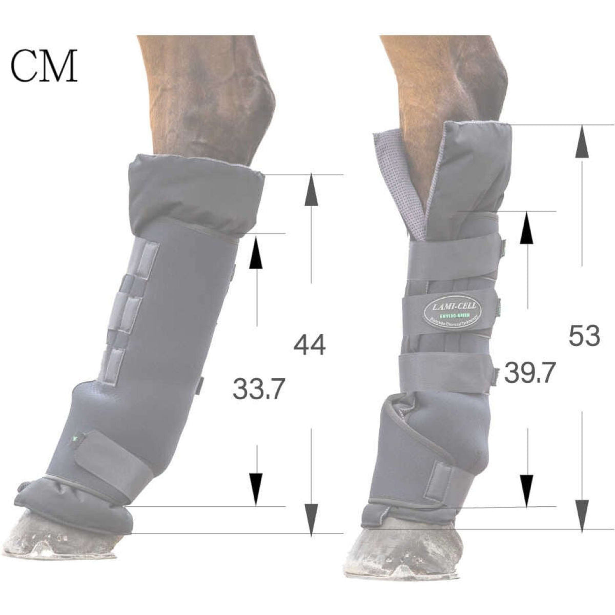 Lami-Cell Protector de establo Bamboo Negro