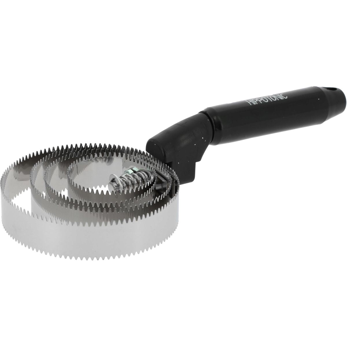 Hippotonic Cepillo de curry Glitter Metal Negro
