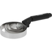 Hippotonic Cepillo de curry Glitter Metal Negro