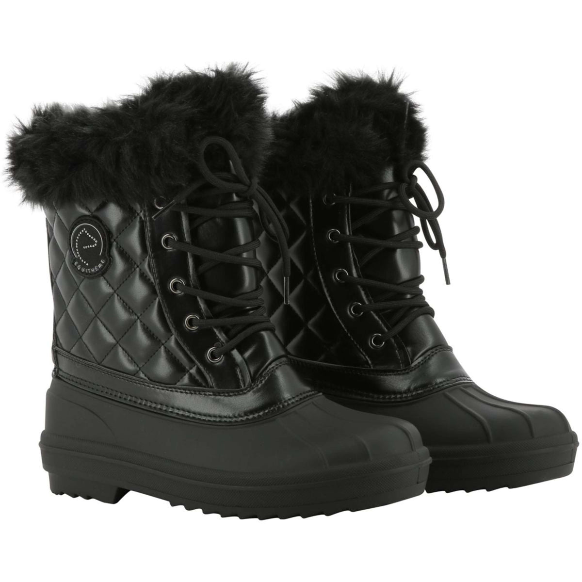 EQUITHÈME Botas de Equitación Je T Aime Winter Negro