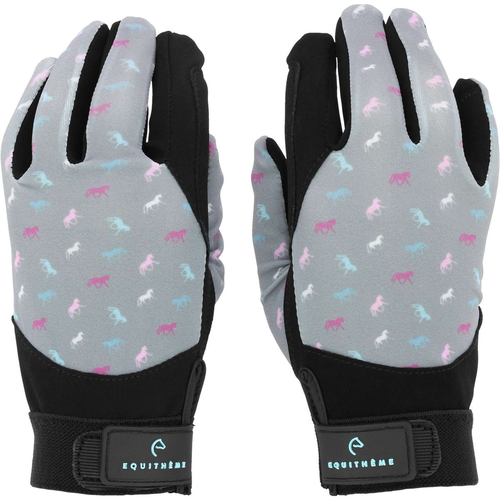 EQUITHÈME Guantes Maelle Niños Gris