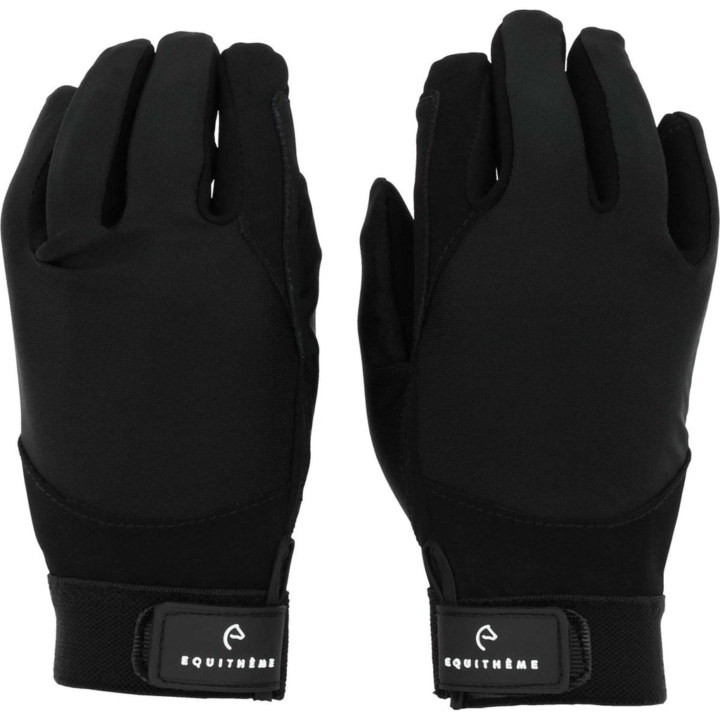 EQUITHÈME Guantes Maelle Niños Negro