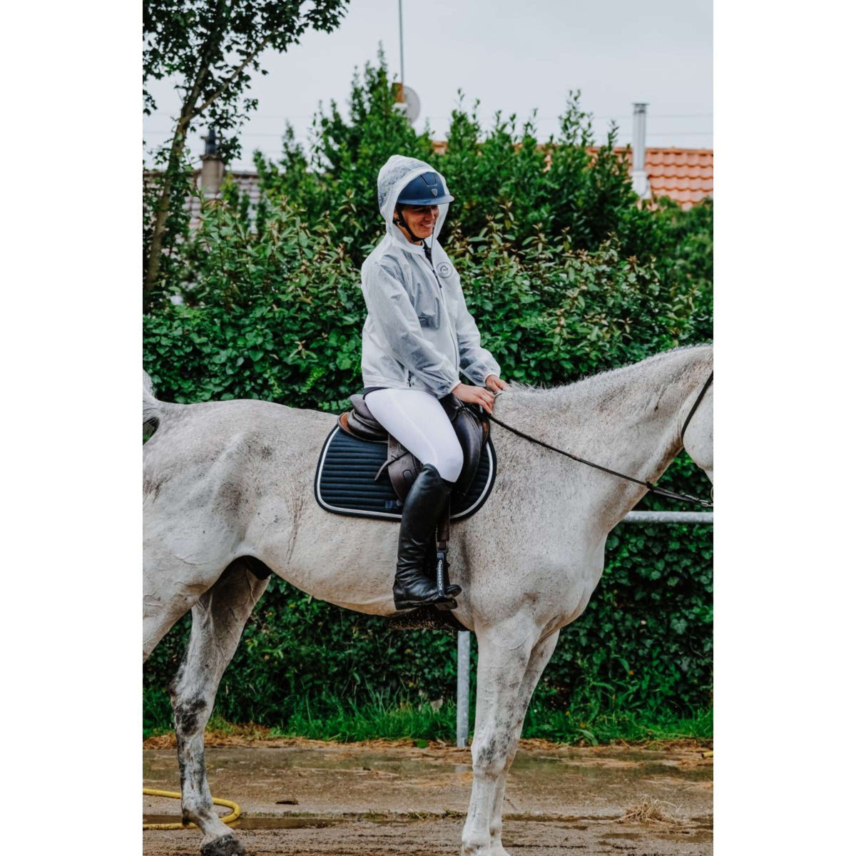 EQUITHÈME Abrigo de lluvia Saigon Transparente