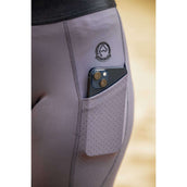 EQUITHÈME Legging de Equitación Iris Full Grip Gris oscuro