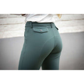 Pénélope Pantalón de Equitación Point Sellier Verde Bosque