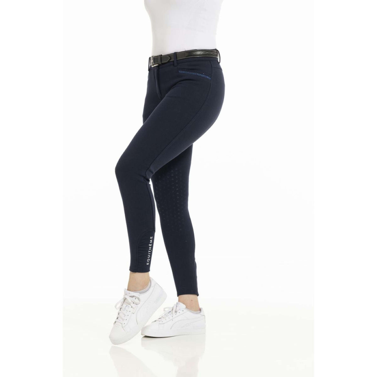 EQUITHÈME Pantalones Kim Organic Cotton Navy