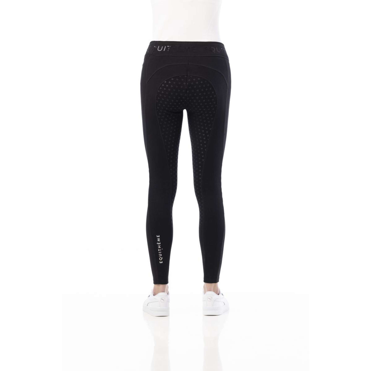 EQUITHÈME Legging de Equitación Pamela Negro