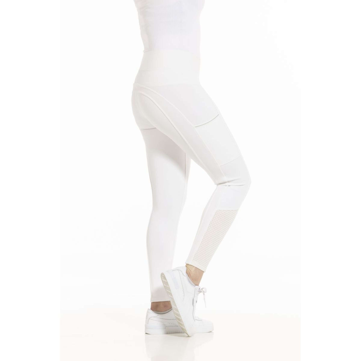 EQUITHÈME Legging de Equitación Brigitte Blanco