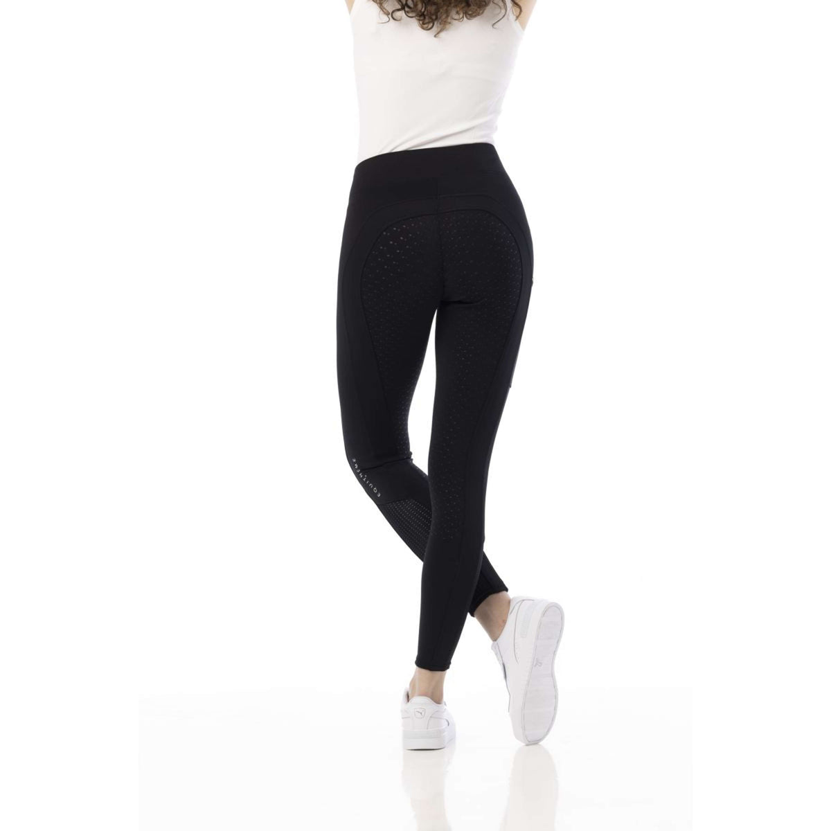 EQUITHÈME Legging de Equitación Brigitte Negro