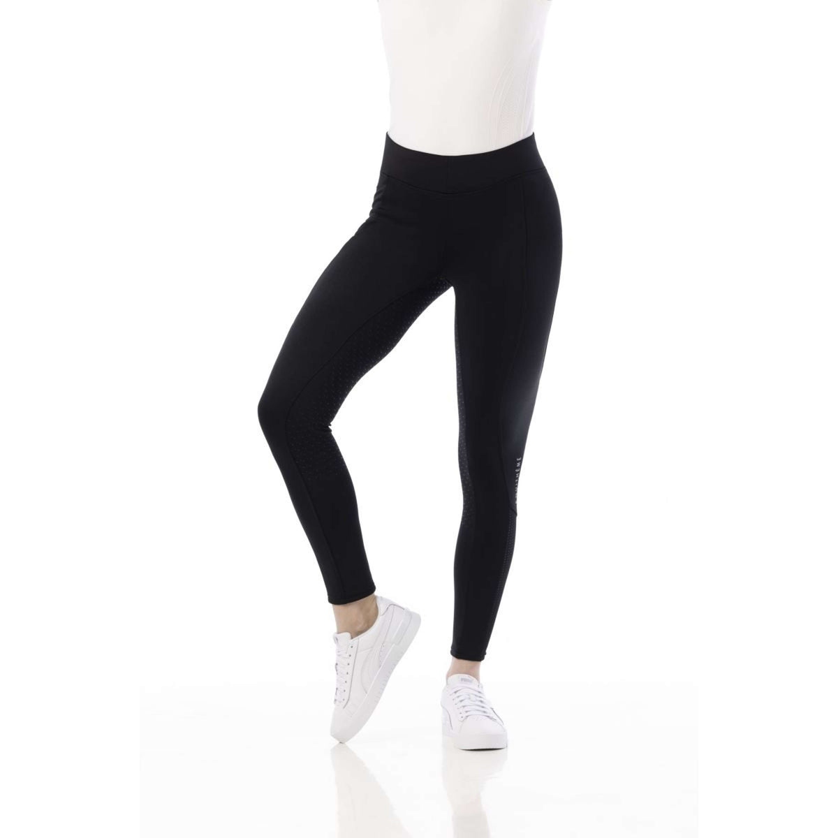 EQUITHÈME Legging de Equitación Brigitte Negro
