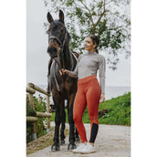 EQUITHÈME Legging de Equitación Brigitte Naranja