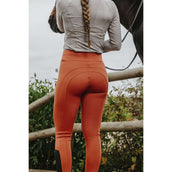 EQUITHÈME Legging de Equitación Brigitte Naranja