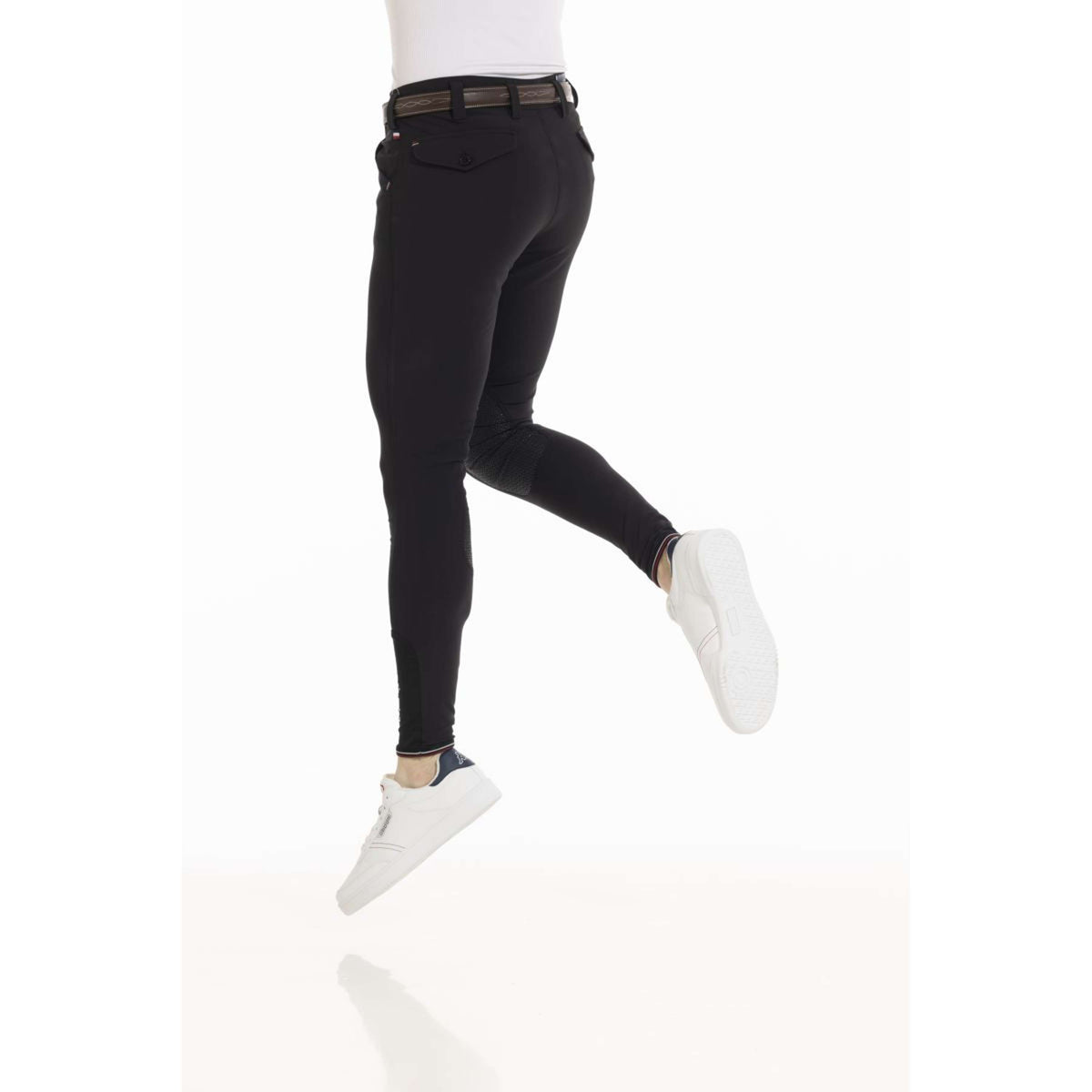 EQUITHÈME Pantalón de Equitación Eliot Hombres Negro