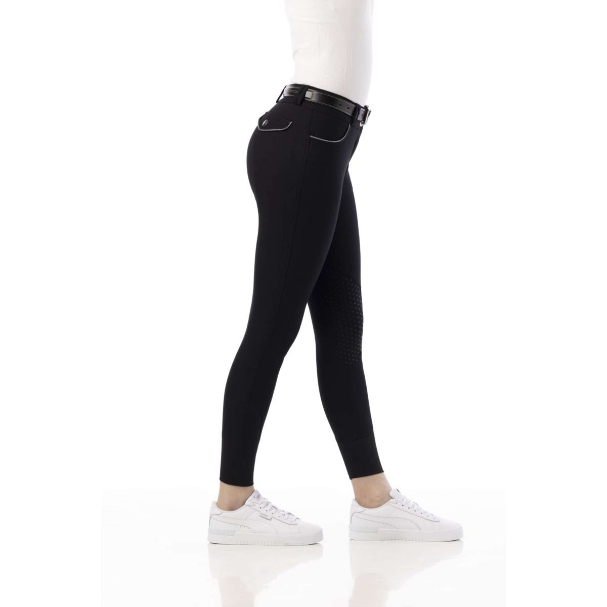 EQUITHÈME Pantalón de Equitación Dames Negro
