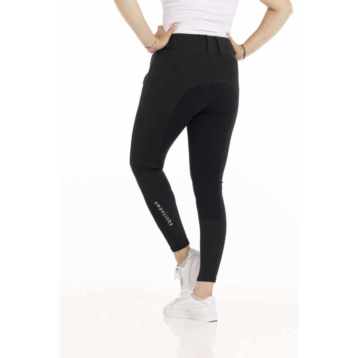 EQUITHÈME Pantalón de Equitación Nicole Negro