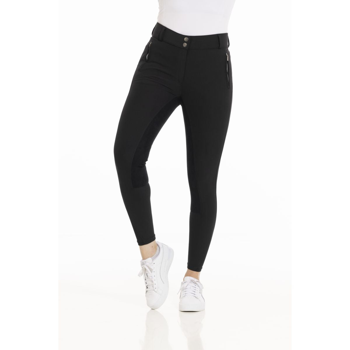 EQUITHÈME Pantalón de Equitación Nicole Negro