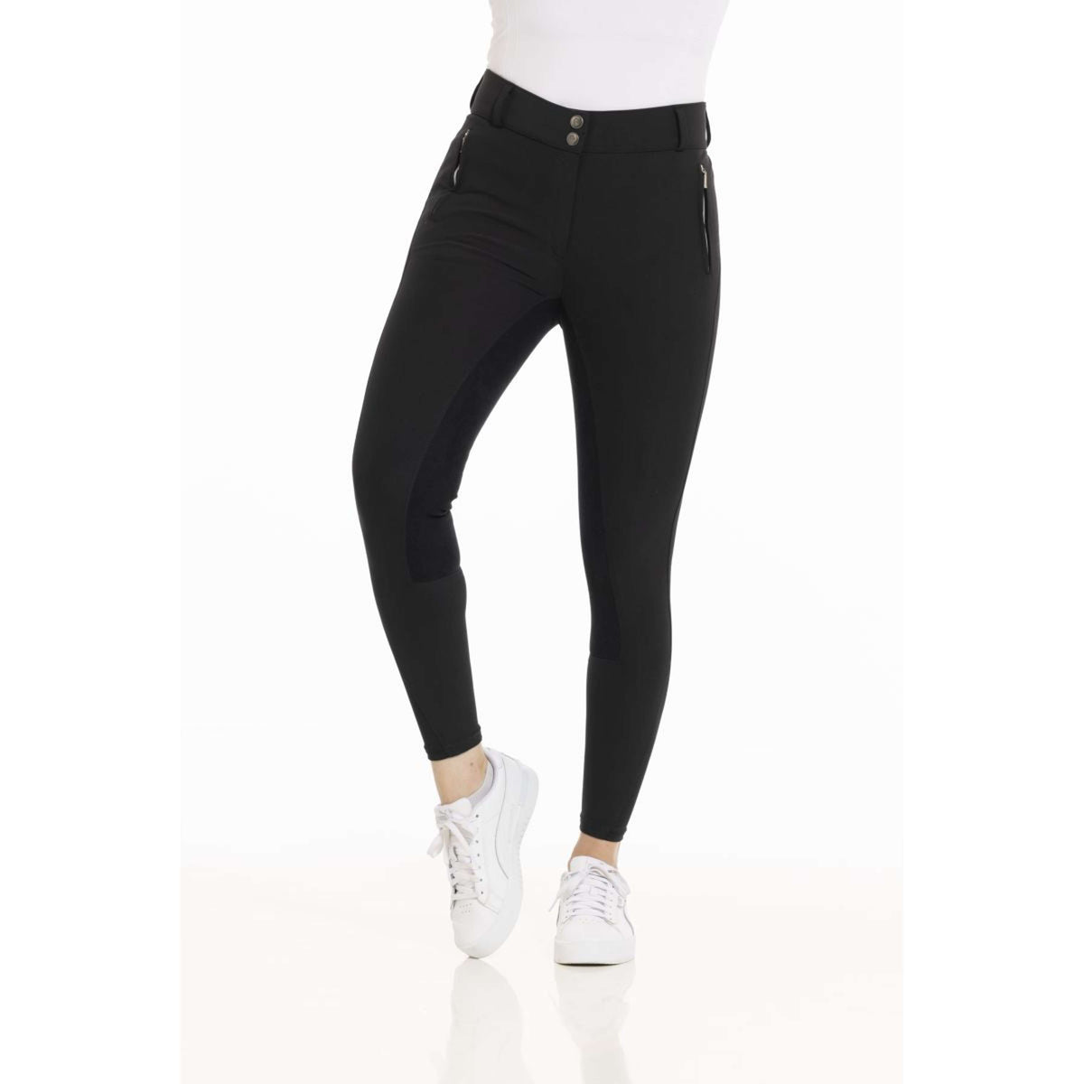 EQUITHÈME Pantalón de Equitación Nicole Negro