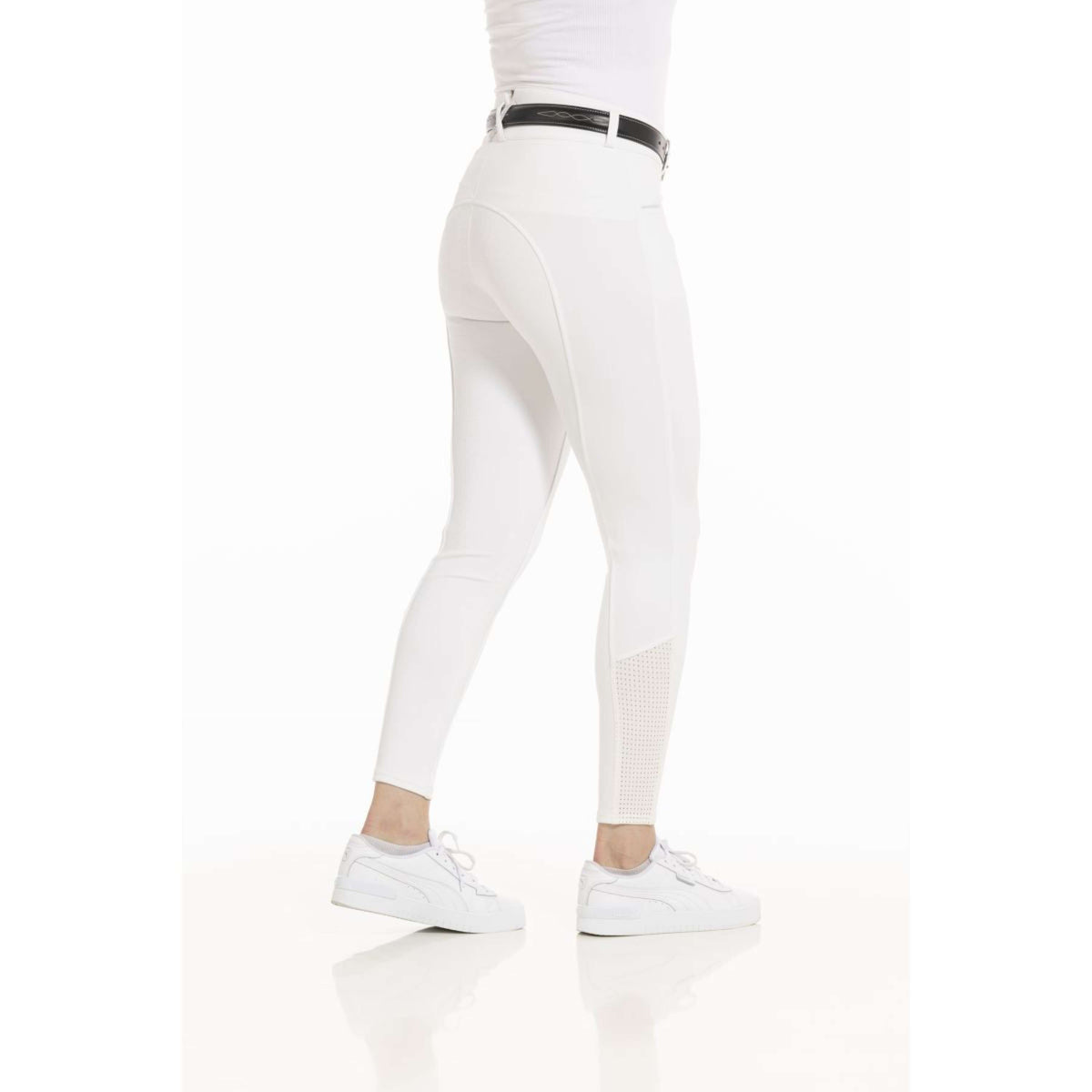 EQUITHÈME Pantalón de Equitación Claudine Blanco