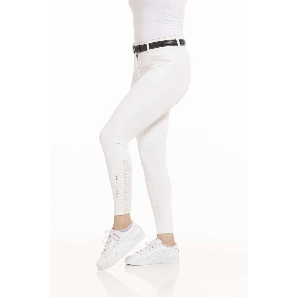 EQUITHÈME Pantalón de Equitación Claudine Blanco