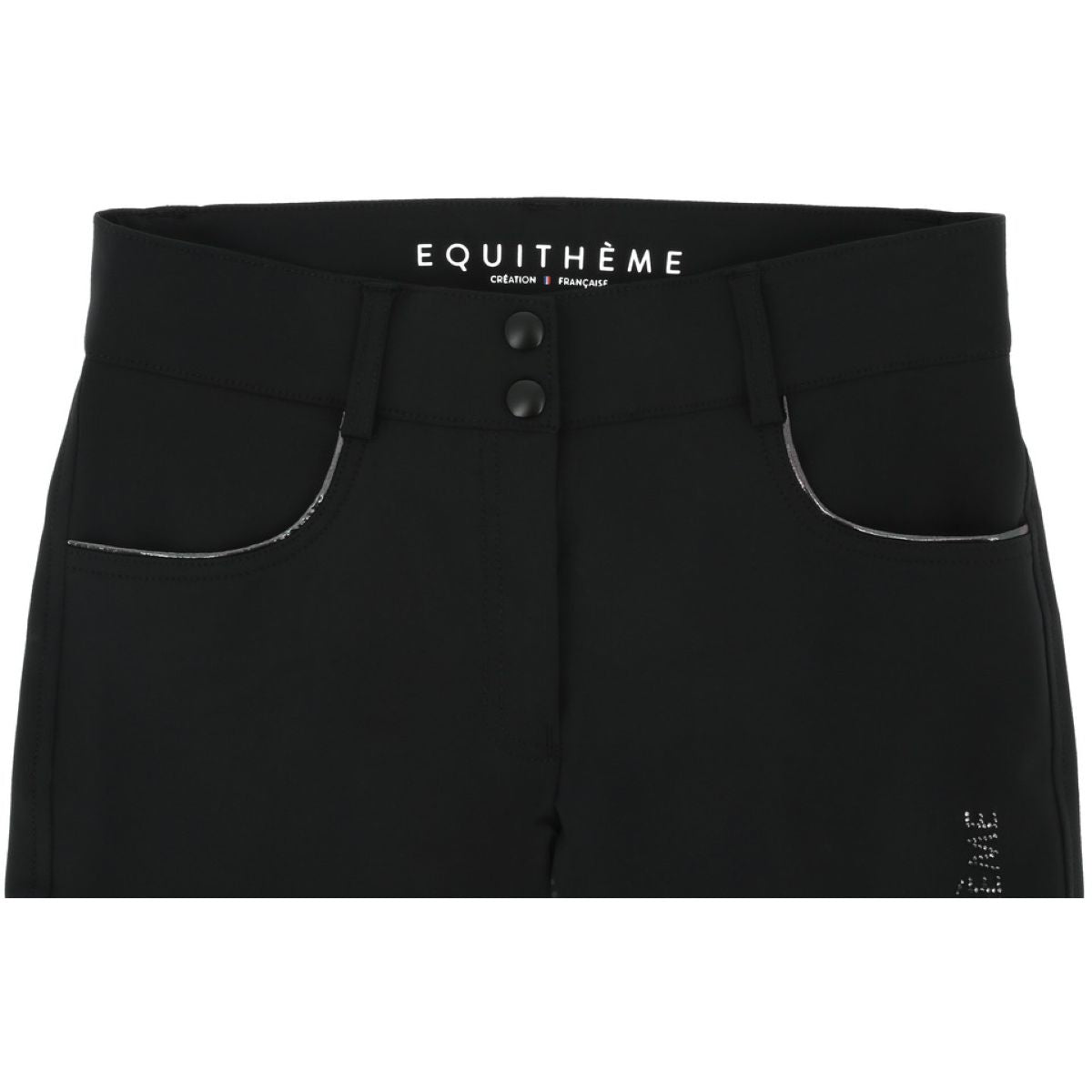 EQUITHÈME Pantalón de Equitación Beverly Negro
