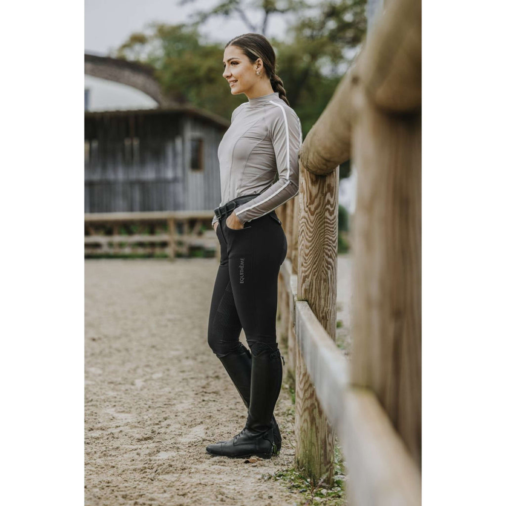 EQUITHÈME Pantalón de Equitación Beverly Negro