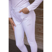 Pénélope Pantalón de Equitación Elegance Mujer Blanco