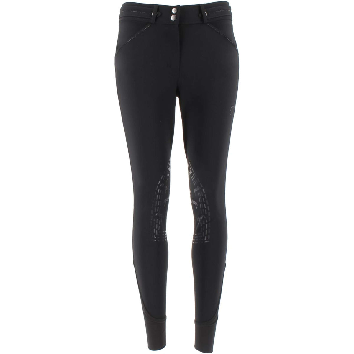 Pénélope Pantalón de Equitación Elegance Mujer Negro